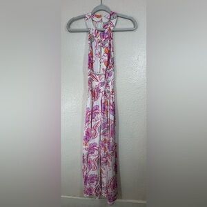 Anthropologie Abel The Label Azalea Pink Halter Maxi Dress Women’s Size XS Boho